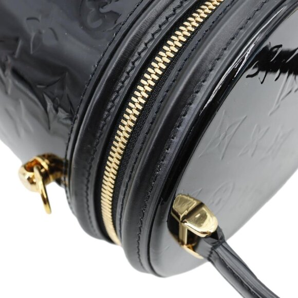 Louis Vuitton  Cannes Magnetique Monogram Vernis Shoulder Bag Black - Picture 6 of 12